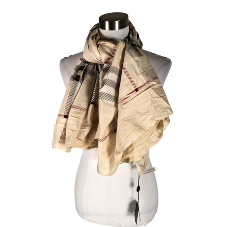 Unisex Burberry - Õhuke sall, suurus Maxi - Beige ()