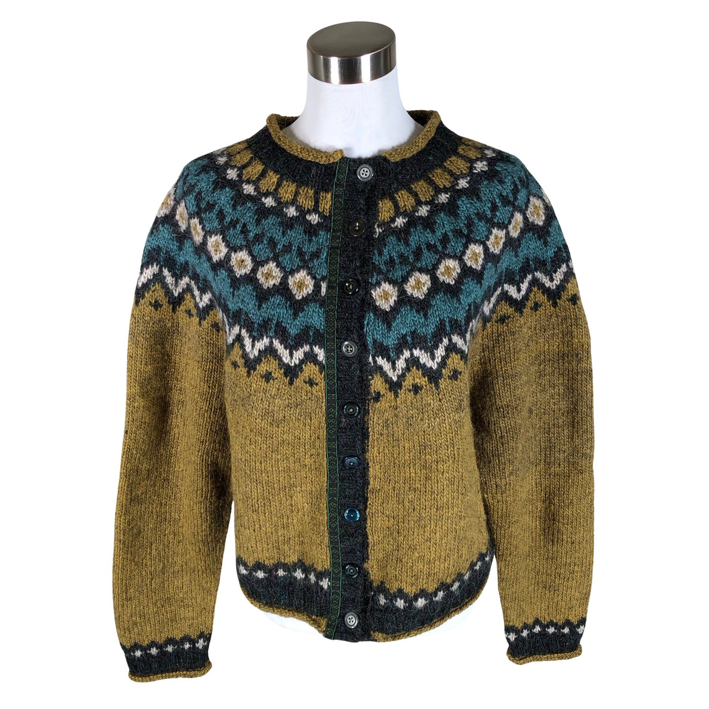 Unisex Handmade - Kardigan, suurus 40 - Pruun (1)