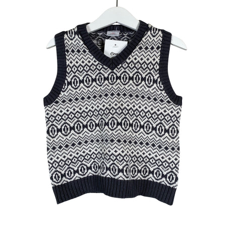 Unisex Polarn O. Pyret - Kootud vest, suurus 98 - 104 - Hall ()