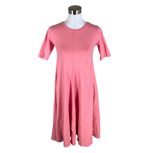 Unisex Arela - Trikotaažist kleit, suurus 36 - Heleroosa (1)