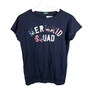 Unisex Benetton - T-särk, suurus 164 - 170 - Sinine (1)