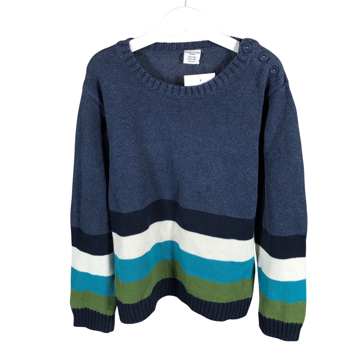 Unisex Polarn O. Pyret - Kampsun, suurus 134 - 140 - Sinine (1)