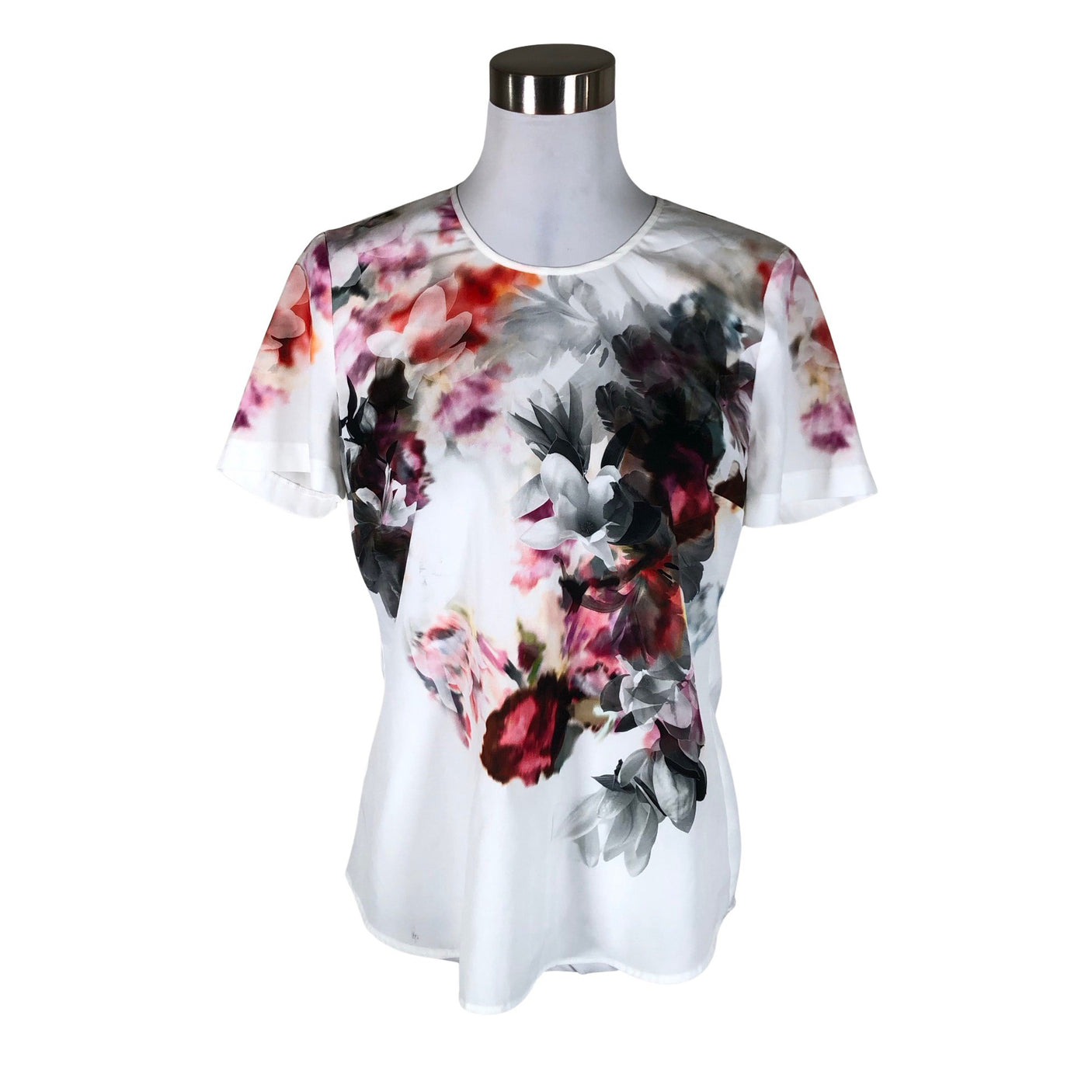 Unisex Gerry Weber - Lühikeste käistega pluus, suurus 36 - Valge (1)