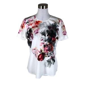 Unisex Gerry Weber - Lühikeste käistega pluus, suurus 36 - Valge (1)