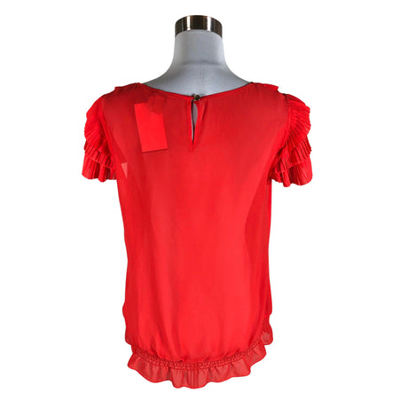 Unisex Ted Baker - Lühikeste käistega pluus, suurus 40 - Punane (2)