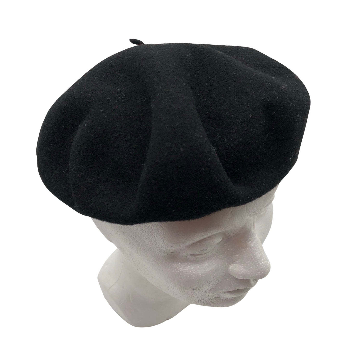 Unisex Beret Basque - Talvemüts, suurus 56 - 58 cm - Must (1)
