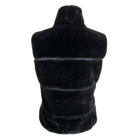 Unisex Soyaconcept - Kunstkarusnahast vest, suurus 38 - Must (2)