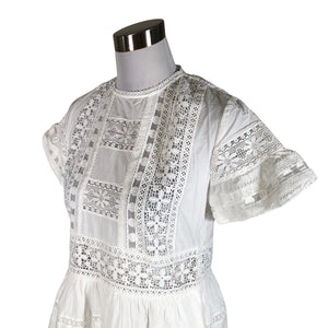 Unisex By Malina - Mitteveniv kleit, suurus 36 - Valge (3)