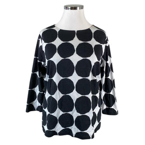 Unisex Marimekko - Trikotaažist pluus, suurus 44 - Must (1)