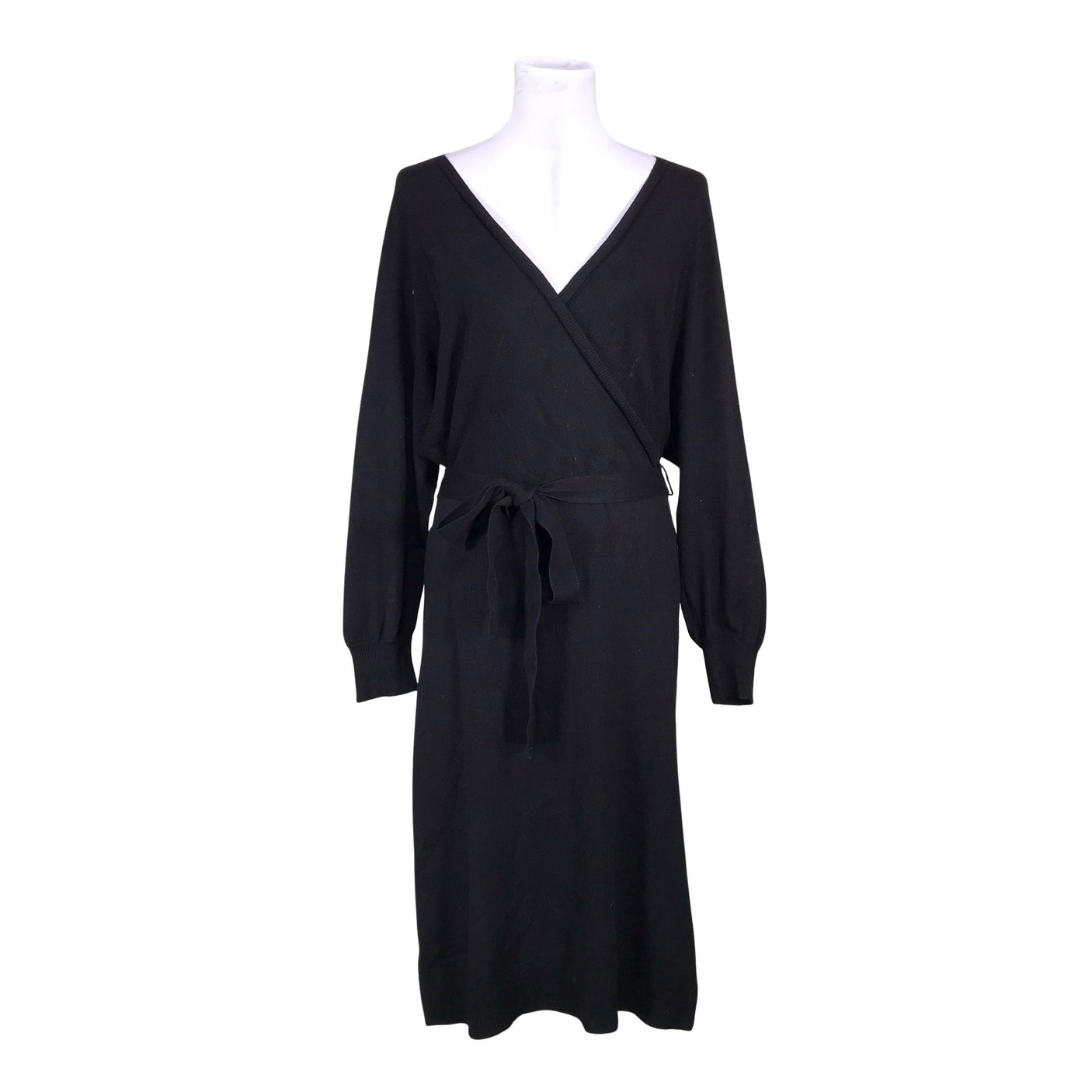 Unisex Lindex - Kootud kleit, suurus 40 - Must (1)