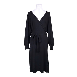 Unisex Lindex - Kootud kleit, suurus 40 - Must (1)