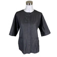 Unisex Voglia - Lühikeste käistega pluus, suurus 40 - Hall ()