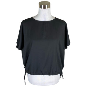 Unisex Makia - Lühikeste käistega pluus, suurus 36 - Must (1)