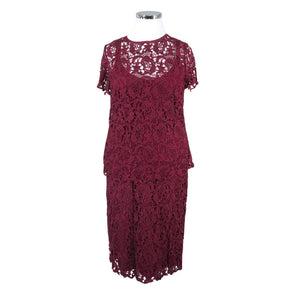 Unisex Uta Raasch - Pidulik pluus, suurus 46 - Veinipunane (1)