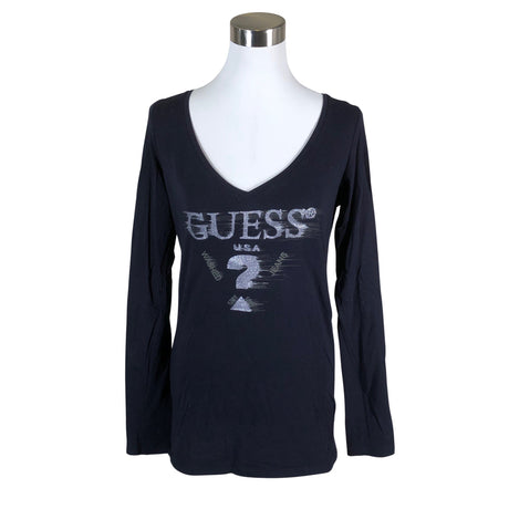 Unisex Guess - Trikotaažist pluus, suurus 40 - Sinine ()