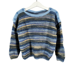 Unisex Handmade - Kampsun, suurus 116 - 122 - Helesinine (1)