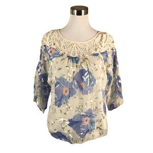 Unisex Vanessa Virginia - Pluus, suurus 40 - Sinine (1)