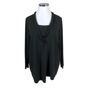 Unisex Samoon - Pluus, suurus 46 - Must (1)