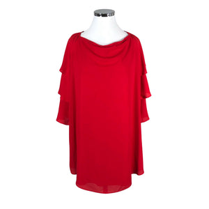 Unisex Joseph Ribkoff - Mitteveniv tuunika, suurus 50 - Punane (1)