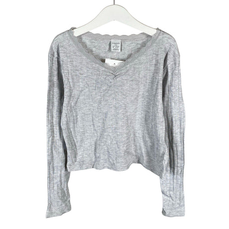 Unisex Lindex - Trikotaažist pluus, suurus 146 - 152 - Hall ()
