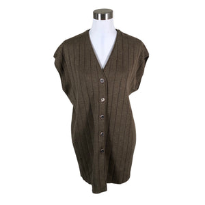 Unisex Je-Company - Kootud vest, suurus 38 - Pruun (1)