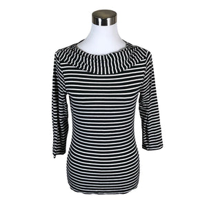 Unisex Ril's - Trikotaažist pluus, suurus 36 - Must (1)