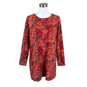 Unisex Nanso - Trikotaažist kleit, suurus 40 - Punane (1)