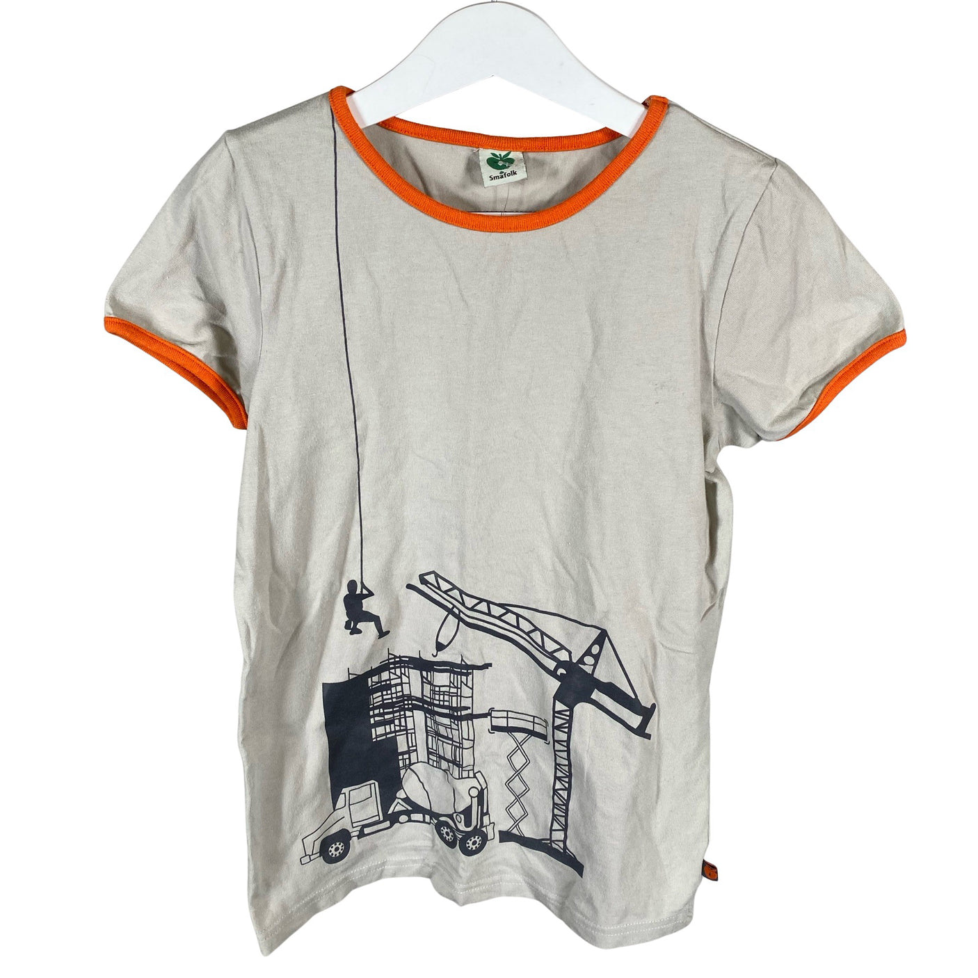 Unisex Småfolk - T-särk, suurus 134 - 140 - Beige (1)