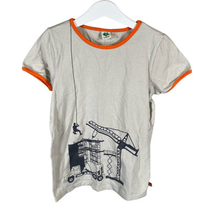Unisex Småfolk - T-särk, suurus 134 - 140 - Beige (1)