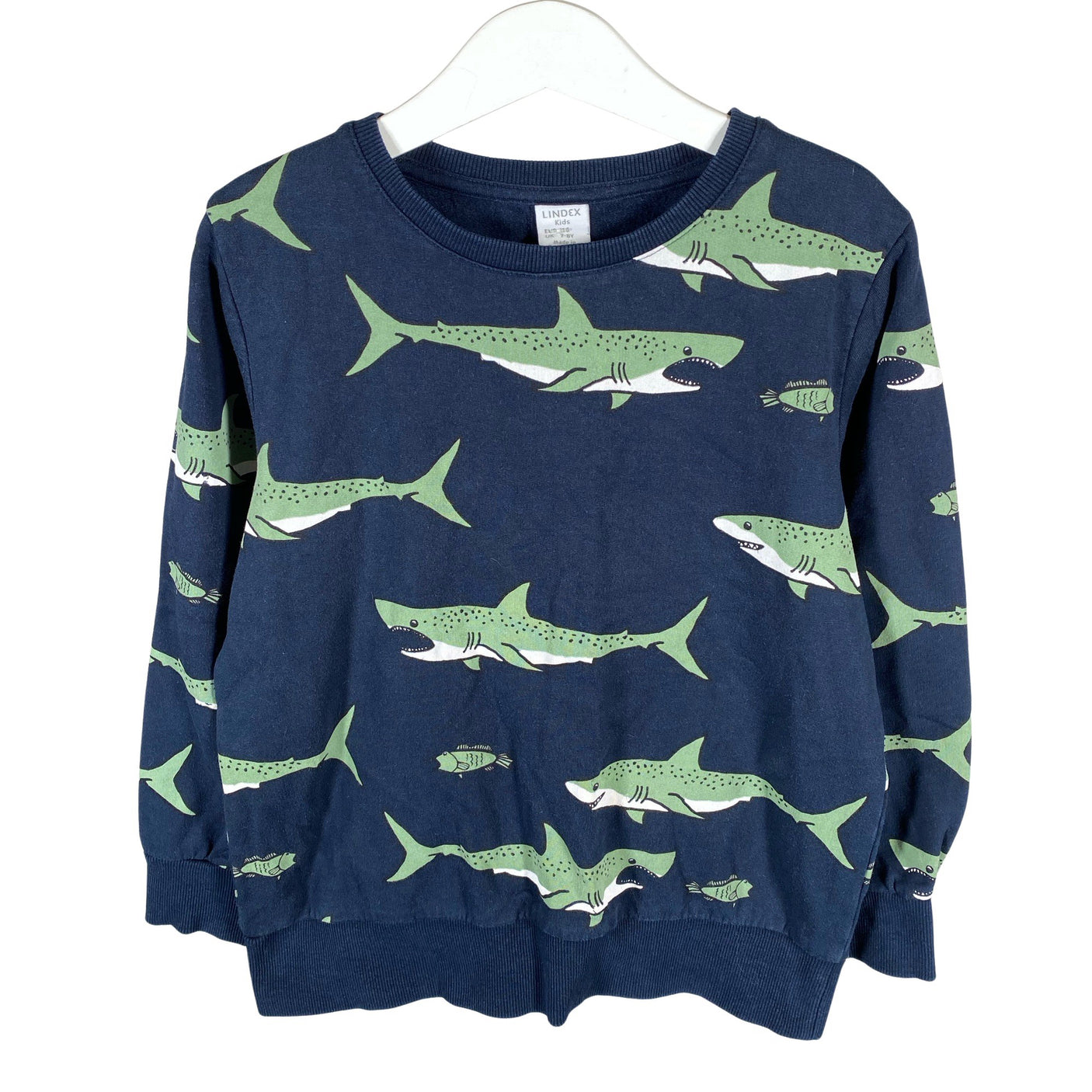 Unisex Lindex - Dressikangast pluus, suurus 122 - 128 - Sinine (1)