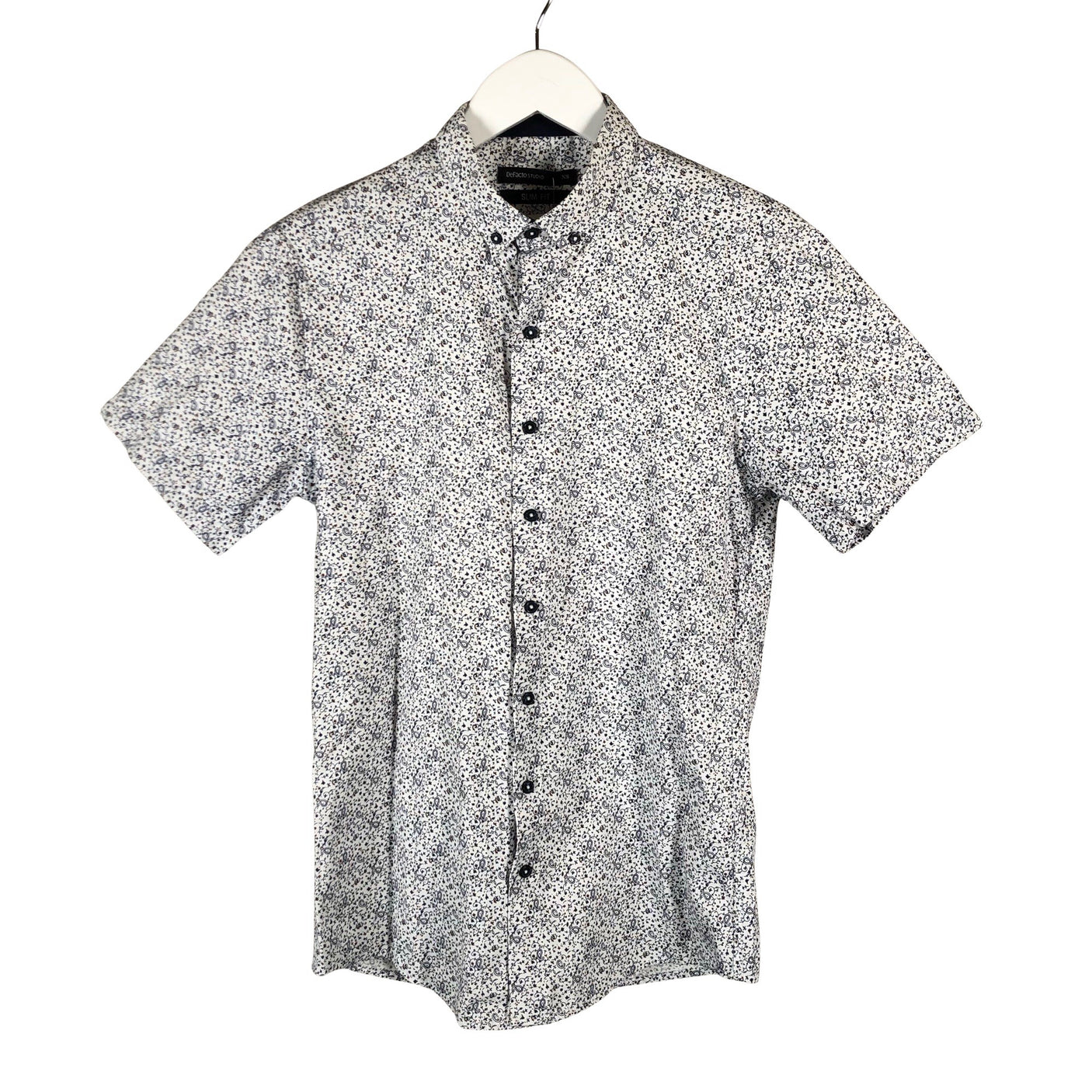 Unisex DeFacto - Triiksärk, suurus XS - Valge (1)
