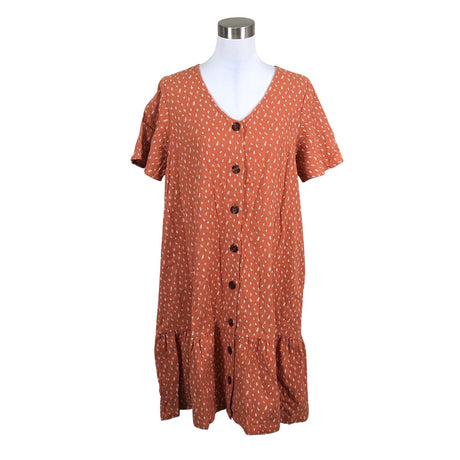 Unisex Kaiko - Mitteveniv kleit, suurus 38 - Oranž ()