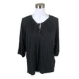 Unisex Filippa K. - Lühikeste käistega pluus, suurus 40 - Must ()