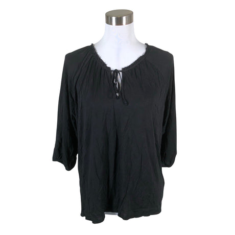 Unisex Filippa K. - Lühikeste käistega pluus, suurus 40 - Must ()