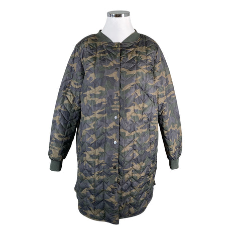 Unisex Zizzi - Tepitud jope, suurus 44 - Roheline ()