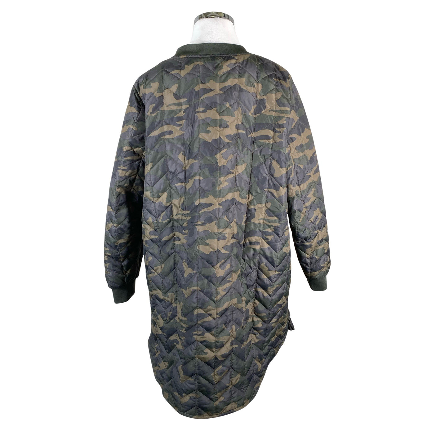 Unisex Zizzi - Tepitud jope, suurus 44 - Roheline (2)
