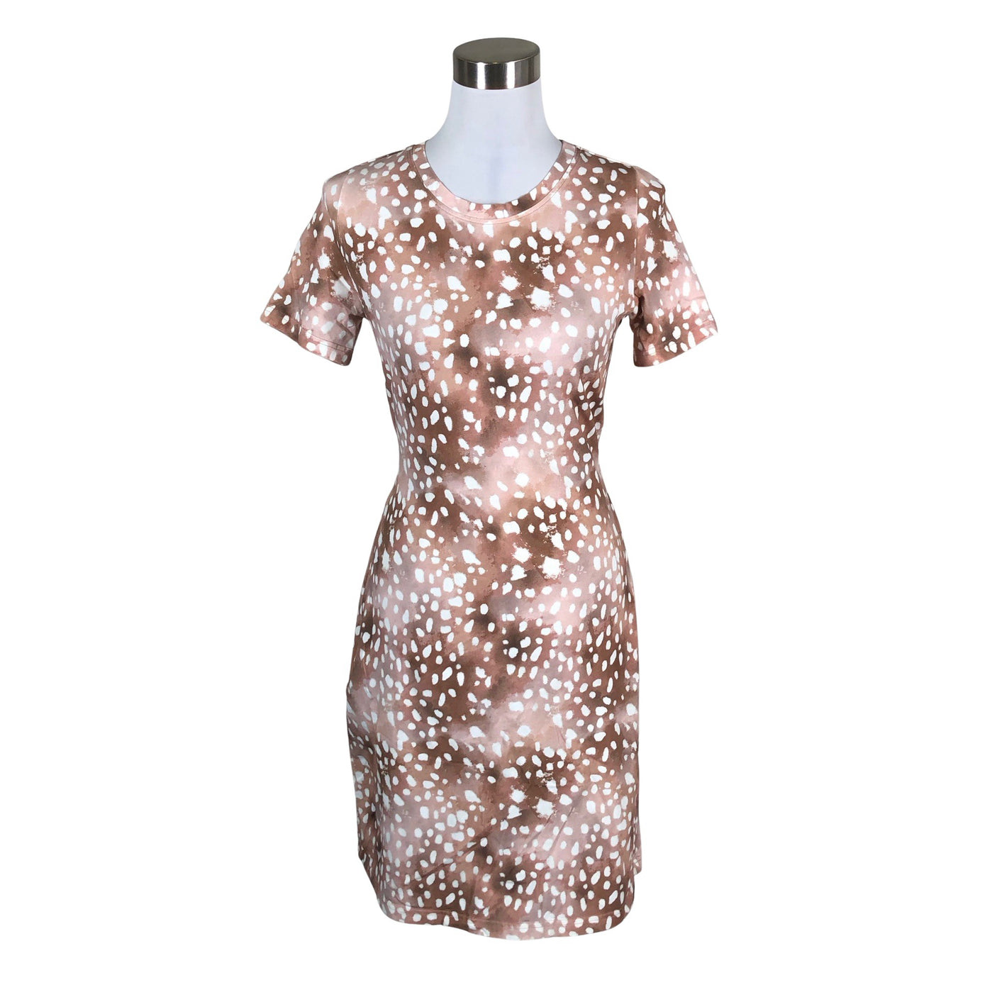 Unisex Kaiko - Trikotaažist kleit, suurus 34 - Pruun (1)