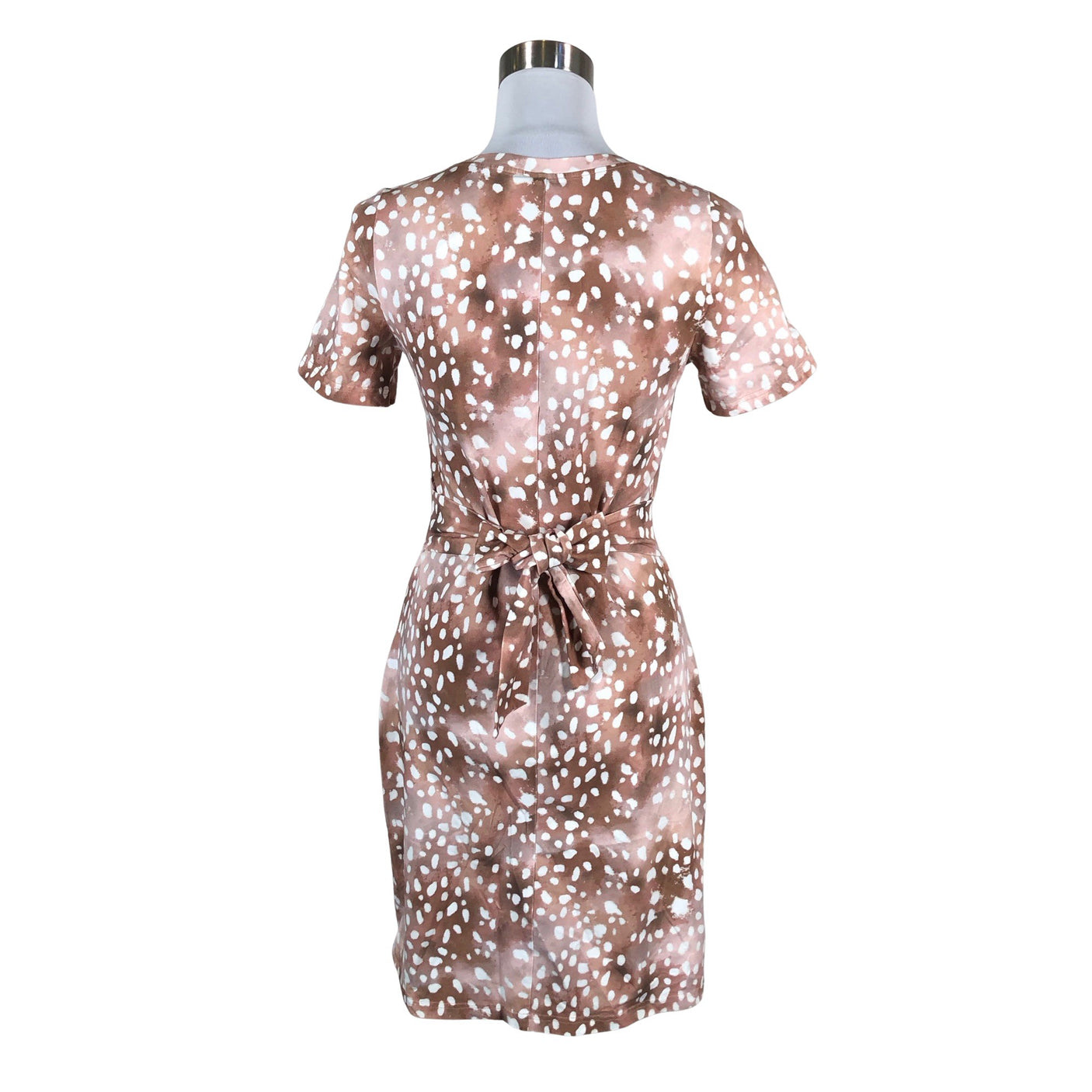 Unisex Kaiko - Trikotaažist kleit, suurus 34 - Pruun (2)