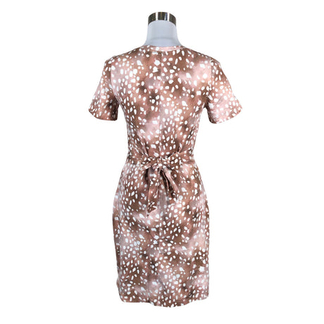 Unisex Kaiko - Trikotaažist kleit, suurus 34 - Pruun (2)