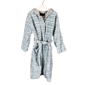 Unisex Aarrelabel - Hommikumantel, suurus 122 - 128 - Valge (1)