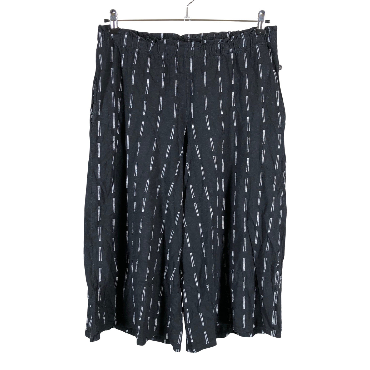 Unisex Mainio - Trikotaažist poolpikad püksid, suurus 40 - Must (1)