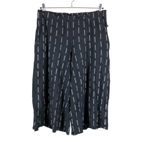 Unisex Mainio - Trikotaažist poolpikad püksid, suurus 40 - Must ()