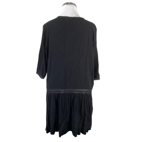 Unisex Zizzi - Mitteveniv kleit, suurus 48 - Must (2)