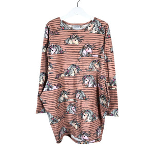 Unisex Versonpuoti - Trikotaažist kleit, suurus 140 - 146 - Heleroosa (1)