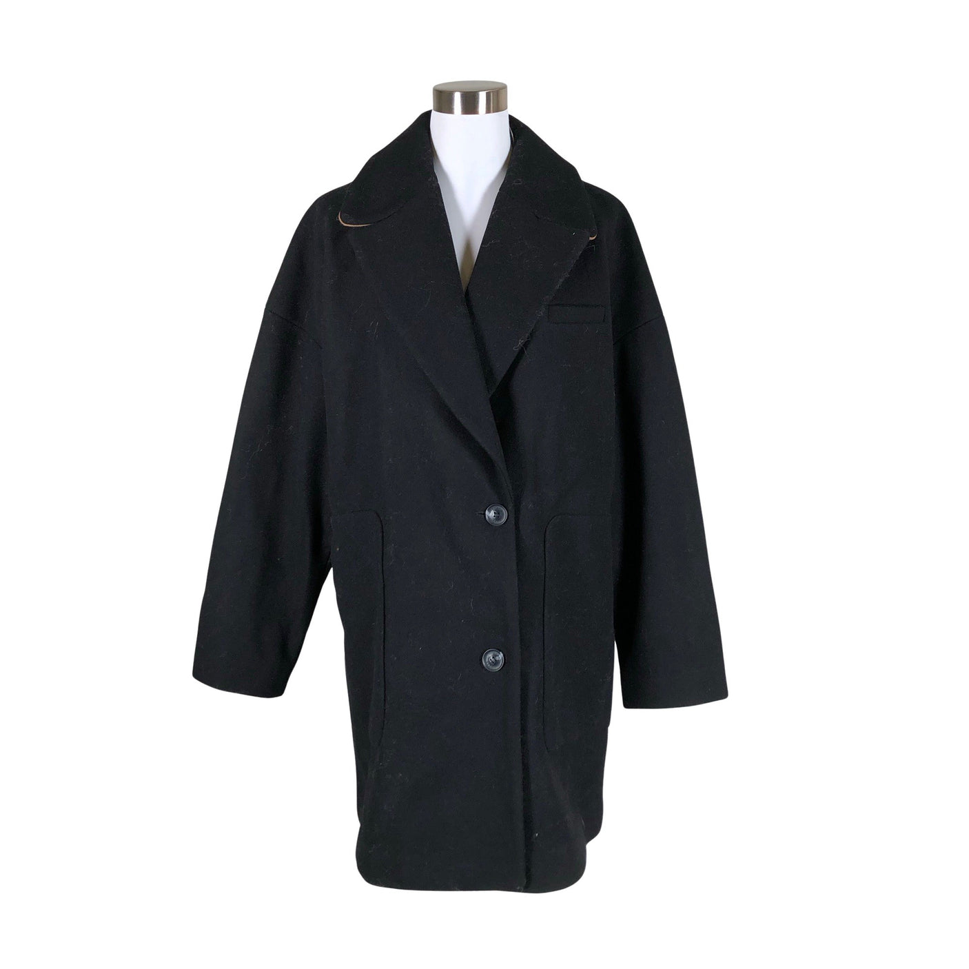 Unisex Esprit - Villane mantel, suurus 40 - Must (1)