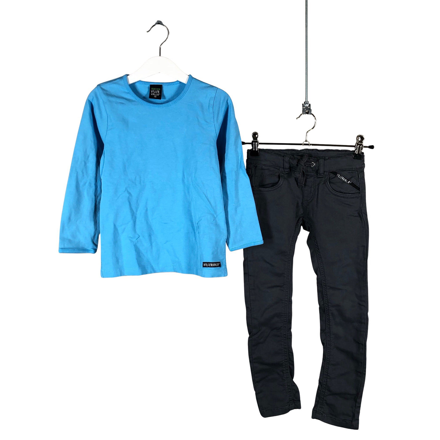 Unisex Villervalla - Teksad, suurus 104 - 110 - Hall (1)