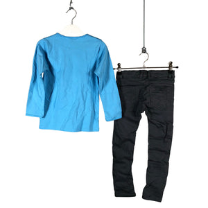 Unisex Villervalla - Teksad, suurus 104 - 110 - Hall (2)