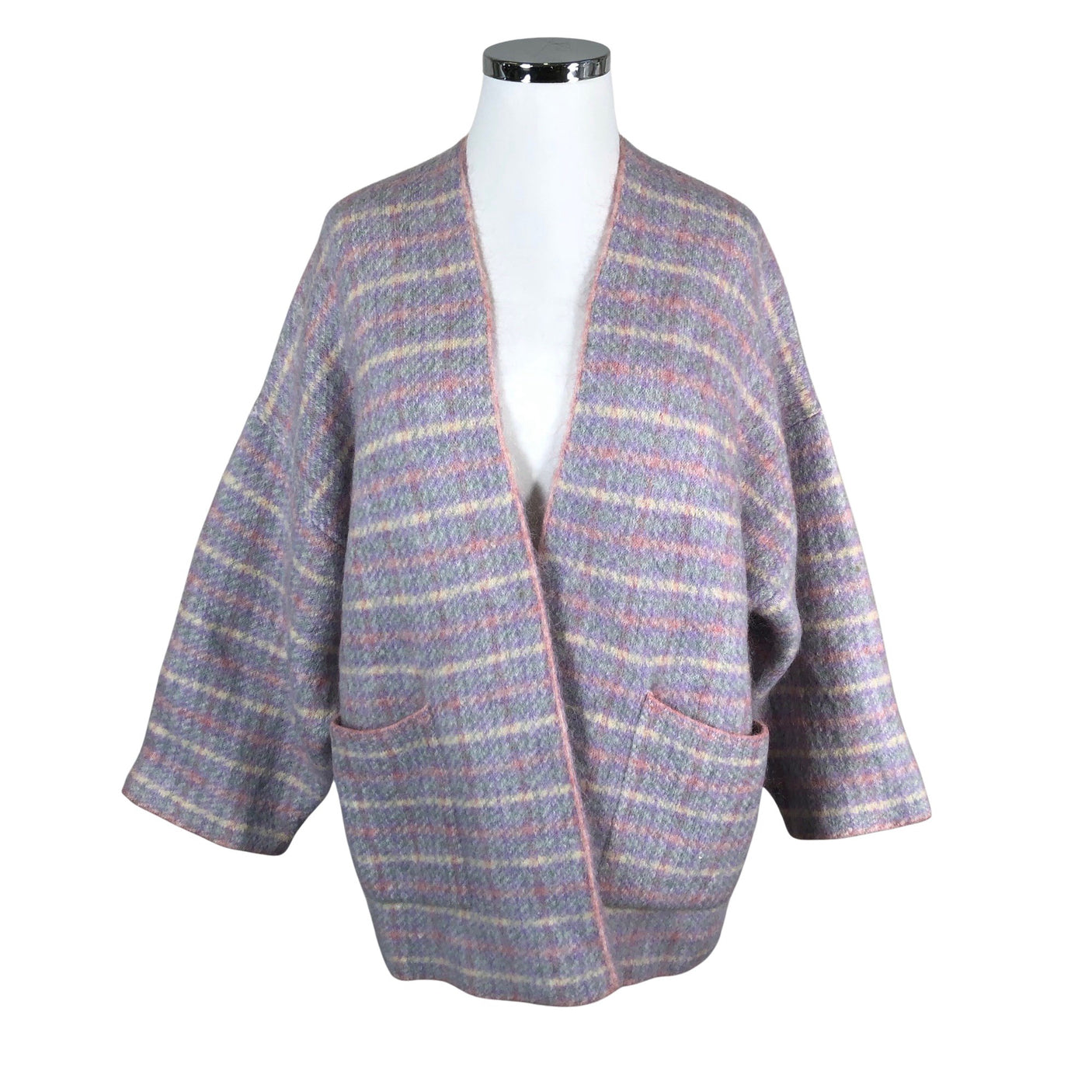 Unisex La Maille Parisienne - Kardigan, suurus 44 - Lilla (1)