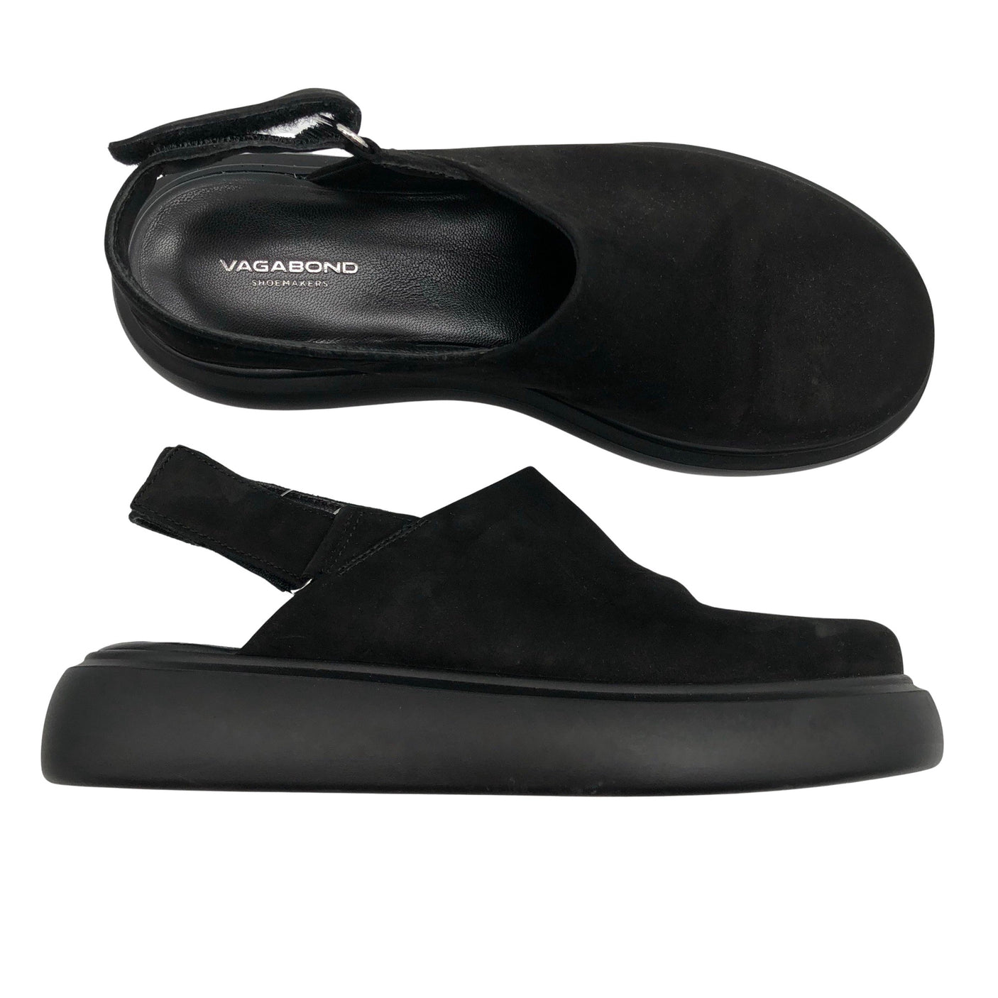 Unisex Vagabond - Lahtise kannaga jalanõud, suurus 38 - Must (1)