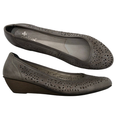 Unisex Rieker - Kontsakingad, suurus 42 - Hall ()